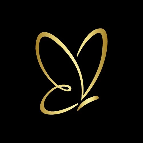gold butterfly logo